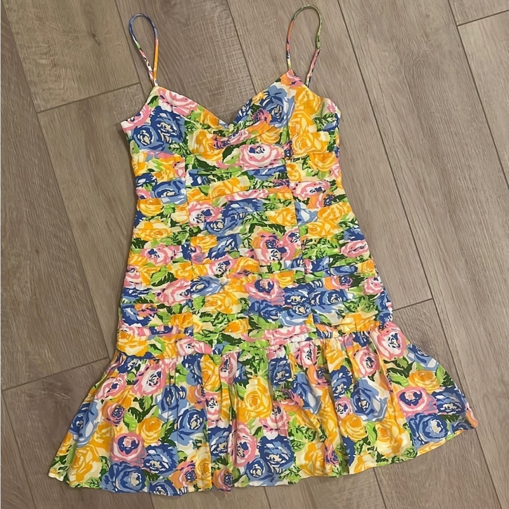 Zara floral mini dress (M)